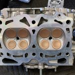 Cylinder Heads Cerakote Titanium Red