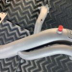 GrimmSpeed Hi-Flow Exhaust Manifold - Cerakote Glacier Titanium