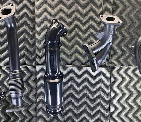 Exhaust and Turbocharger Components - Cerakote Glacier Black
